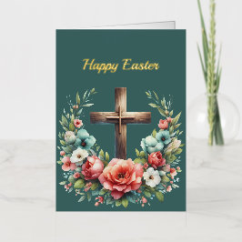 Ilustracion de la Cruz Floral de Pascua