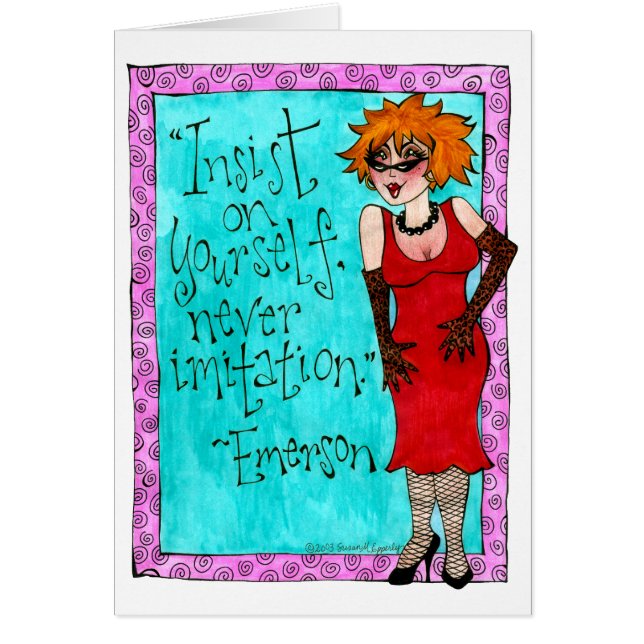 Ilustracion de la dama de glamour (Frente)