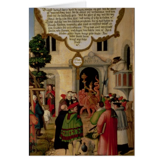 Ilustracion de la enseñanza de Cristo (Frente)