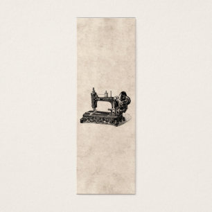 Ilustracion de la máquina de coser de los 1800s