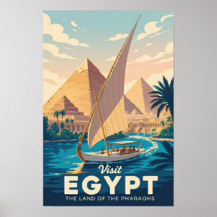 Ilustración de la pirámide de Egipto Arte de viaje