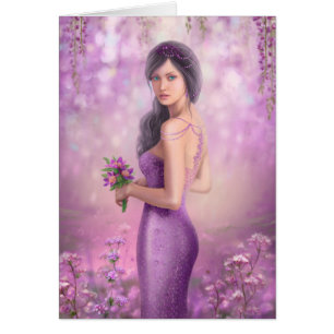 Ilustracion de la Primavera de la tarjeta: hermosa