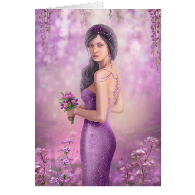 Ilustracion de la Primavera de la tarjeta: hermosa (Frente)