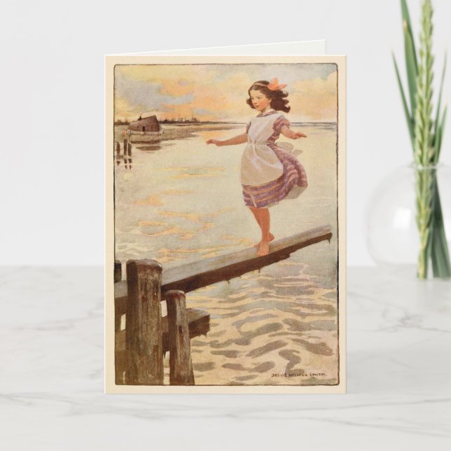 Ilustracion de la tarjeta de felicitación de (Anverso)