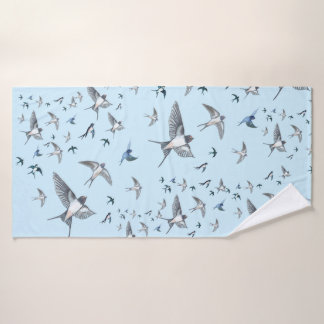 Ilustracion De Las Aves Tragadas Voladoras