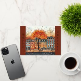 Ilustracion de las casas de la calle de los Naranj