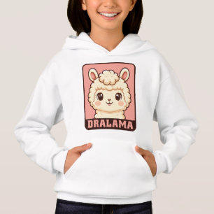 Ilustración de llama adorable diseño de camiseta