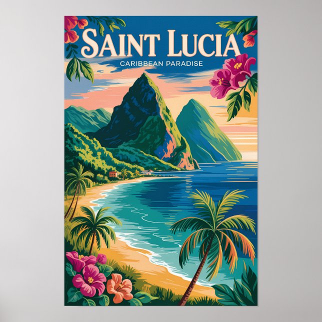 Ilustración de los Pitones de Santa Lucía Arte de  (Frente)