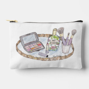 Ilustracion de maquillaje Bolsa inspirada en la ve