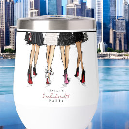 Ilustracion de Moda de Bachelorette de la ciudad d