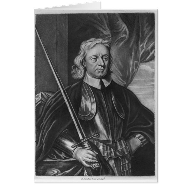 Ilustracion de Oliver Cromwell (Frente)