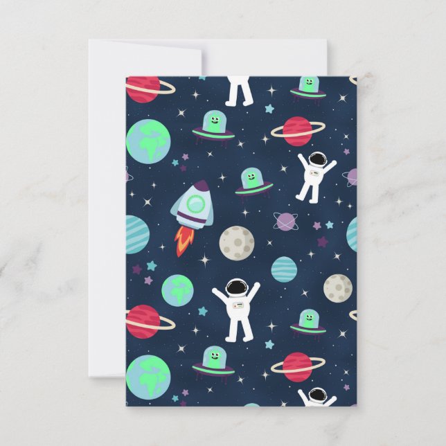 Ilustración de patrón espacial (Anverso)