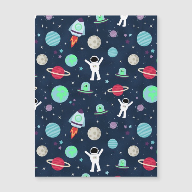 Ilustración de patrón espacial (Anverso)