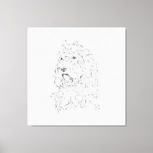 Ilustración de perro, arte de pared Cockapoo