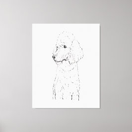 Ilustración de perro Caniche estándar - Arte de ti