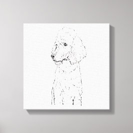 Ilustración de perro Caniche estándar - Arte de ti