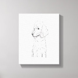 Ilustración de perro Caniche estándar - Arte de ti