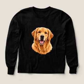 Ilustración de perro retrato de Golden Retriever