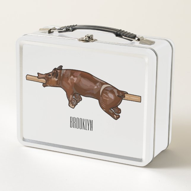 Ilustracion de personalizado asado de cerdo / cerd (Anverso)