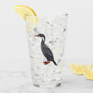 Ilustracion de personalizado de aves cormoranes de