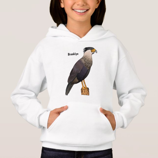 Ilustracion de personalizado de aves de Crested Ca (Anverso)