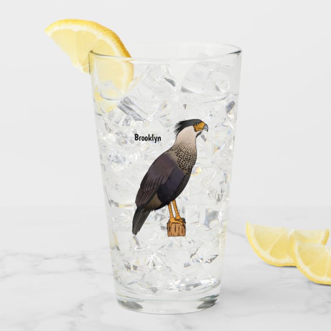 Ilustracion de personalizado de aves de Crested Ca (Anverso (hielo))