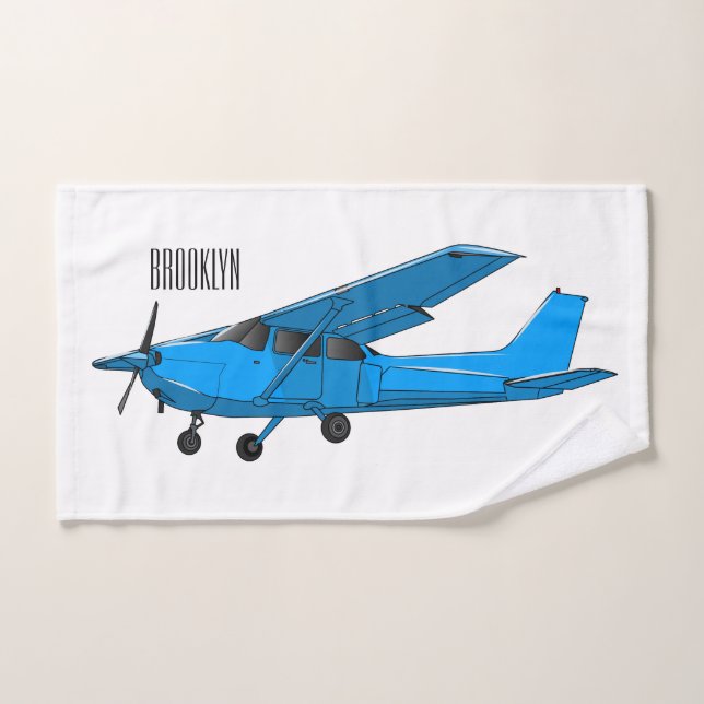 Ilustracion de personalizado de aviones (Toalla de mano)