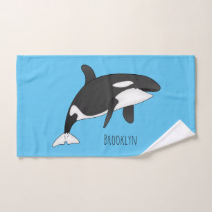 Ilustracion de personalizado de ballenas asesina