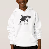 Ilustracion de personalizado de ballenas asesina