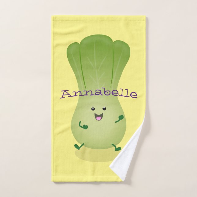 Ilustracion de personalizado de bebé choy (Toalla de mano)