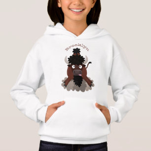 Ilustracion de personalizado de bisontes búfalos d