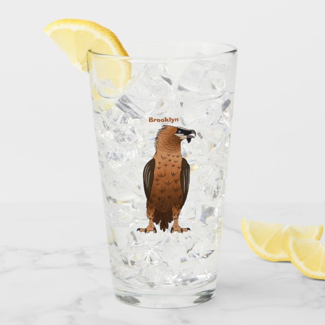 Ilustracion de personalizado de buitre con barba (Anverso (hielo))