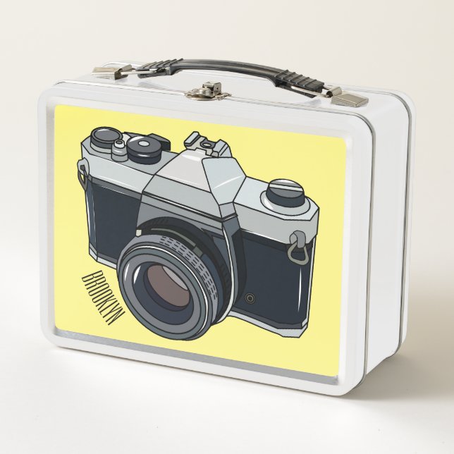 Ilustracion de personalizado de cámara de cine (Anverso)