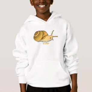 Ilustracion de personalizado de caracol amarillo
