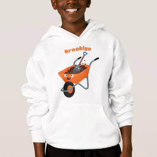 Ilustracion de personalizado de carretilla naranja