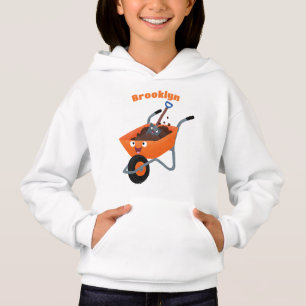 Ilustracion de personalizado de carretilla naranja