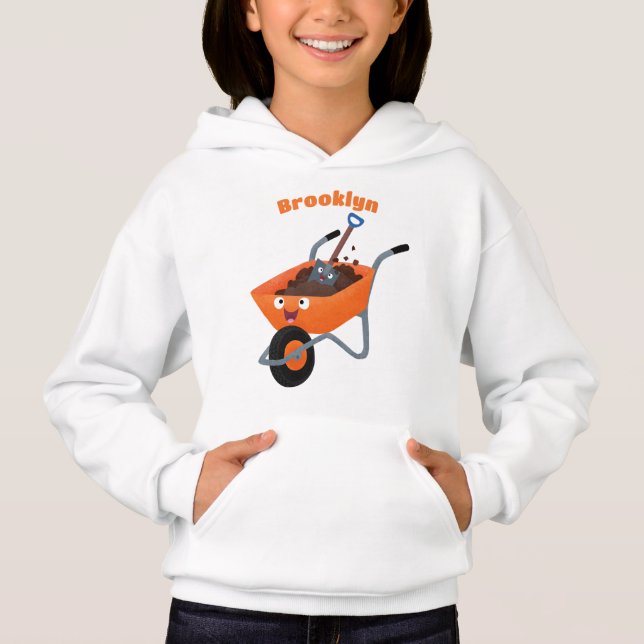 Ilustracion de personalizado de carretilla naranja (Anverso)
