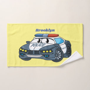 Ilustracion de personalizado de coche de policía f