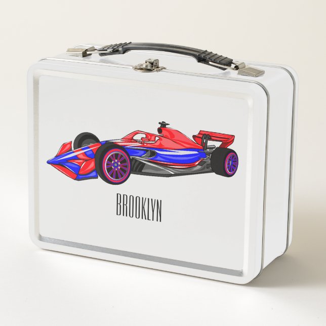 Ilustracion de personalizado de coches de carreras (Anverso)