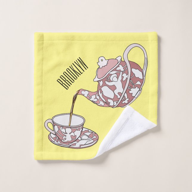 Ilustracion de personalizado de conjunto de equipo (Toallita)