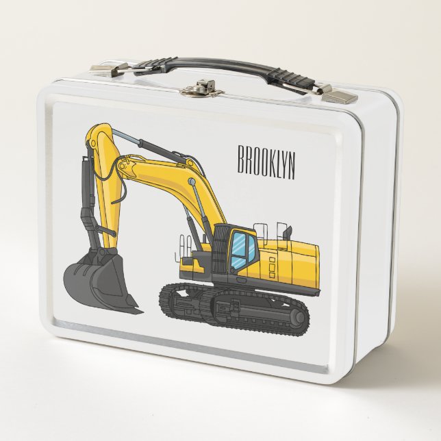 Ilustracion de personalizado de excavadora de rast (Anverso)
