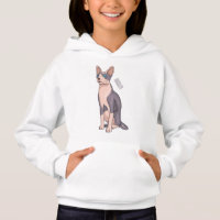 Ilustracion de personalizado de gatos Sfinx