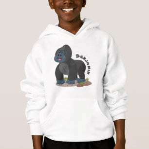 Ilustracion de personalizado de gorila grande y fe