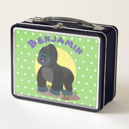 Ilustracion de personalizado de gorila grande y fe