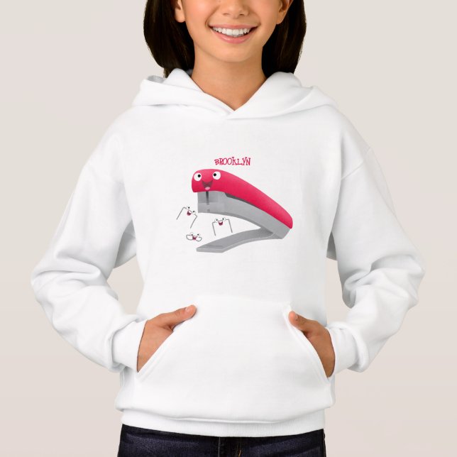 Ilustracion de personalizado de grapadora de color (Anverso)