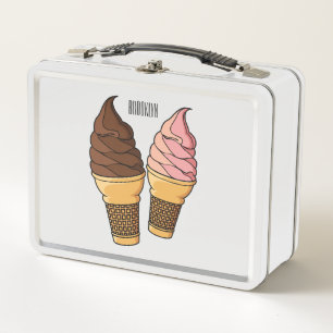 Ilustracion de personalizado de helado de cono