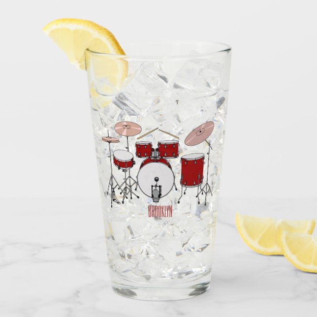 Ilustracion de personalizado de kit de tambor (Anverso (hielo))