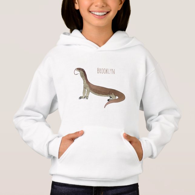 Ilustracion de personalizado de lagarto de monitor (Anverso)