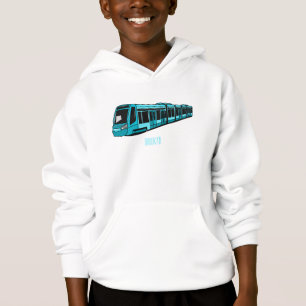 Ilustracion de personalizado de locomotora eléctri