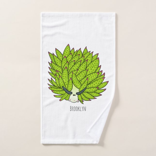 Ilustracion de personalizado de lodo de hoja (Toalla de mano)